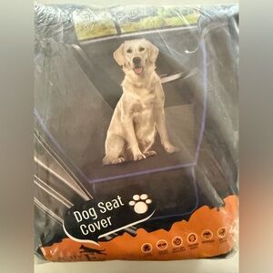 Active Pets Dog Seat Cover - Black w/Blue trim.